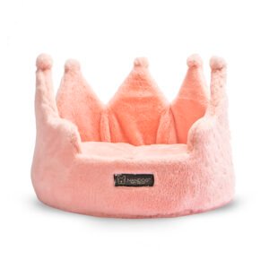 Crown Bed Pink – Large – Cama Pet – Coroa – (rosa)