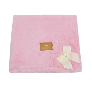 COBERTOR DE PELO DUPLO PATA CHIC – BEAR ROSA