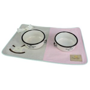 PORTA COMEDOURO CARROSSEL – ROSA – U