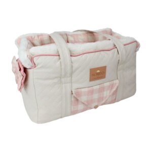 BOLSA PASSEIO CLASSIC XADREZ ROSE – U