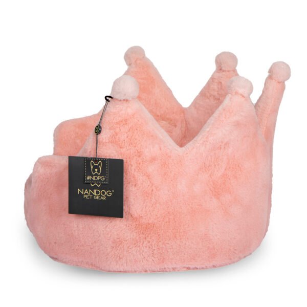 Crown Bed Pink - Large - Cama Pet - Coroa - (rosa) - Imagem 2