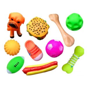 KIT BRINQ MORDEDOR BORRACHA MIX 10 PCS