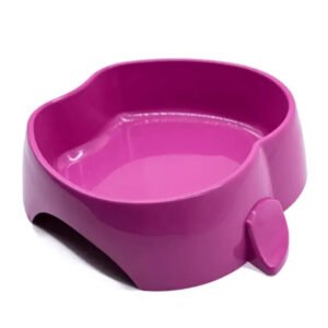 COMEDOURO FRUTAL MACA PEQ ROSA 350ML