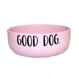 COMED CERAMICA GOOD DOG. MED ROSA