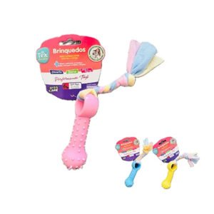 BRINQ. CORDA COLOR OSSINHO C/ NO 32CM