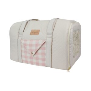 BOLSA AVIAO CLASSIC XADREZ ROSE – U