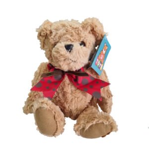 Ursinho de pelúcia laço vermelho