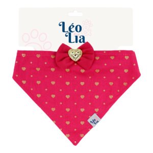 BANDANA CLA FEM CORACAO PINK 1UN – P