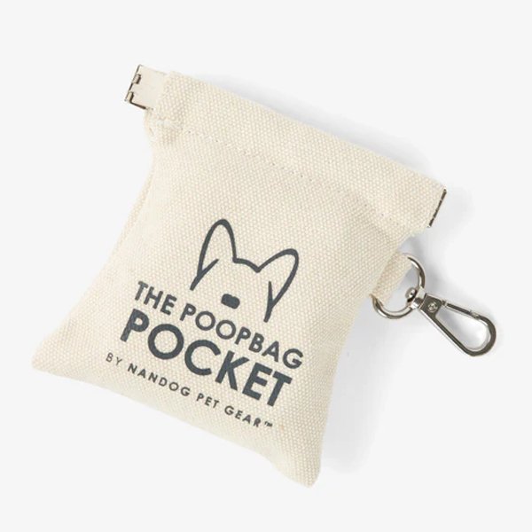 Suporte para sacos de lixo NANDOG POOP HOLDER - Bege